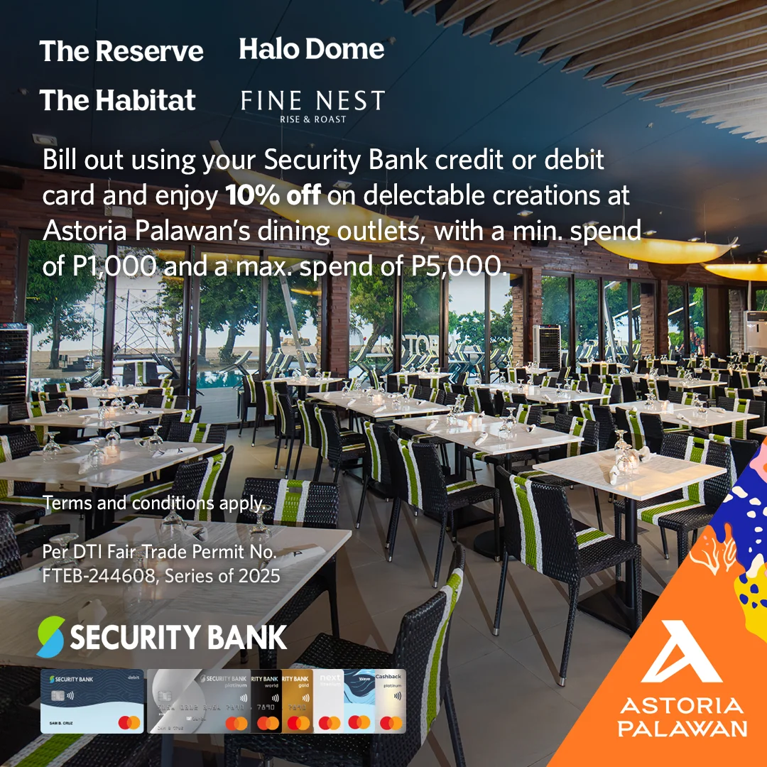 The Reserve, The Habitat, Fine Nest, and Halo Dome – Security Bank Promo